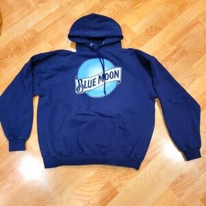 Blue Moon Beer Promotional Sweatshirt Unisex Size Medium